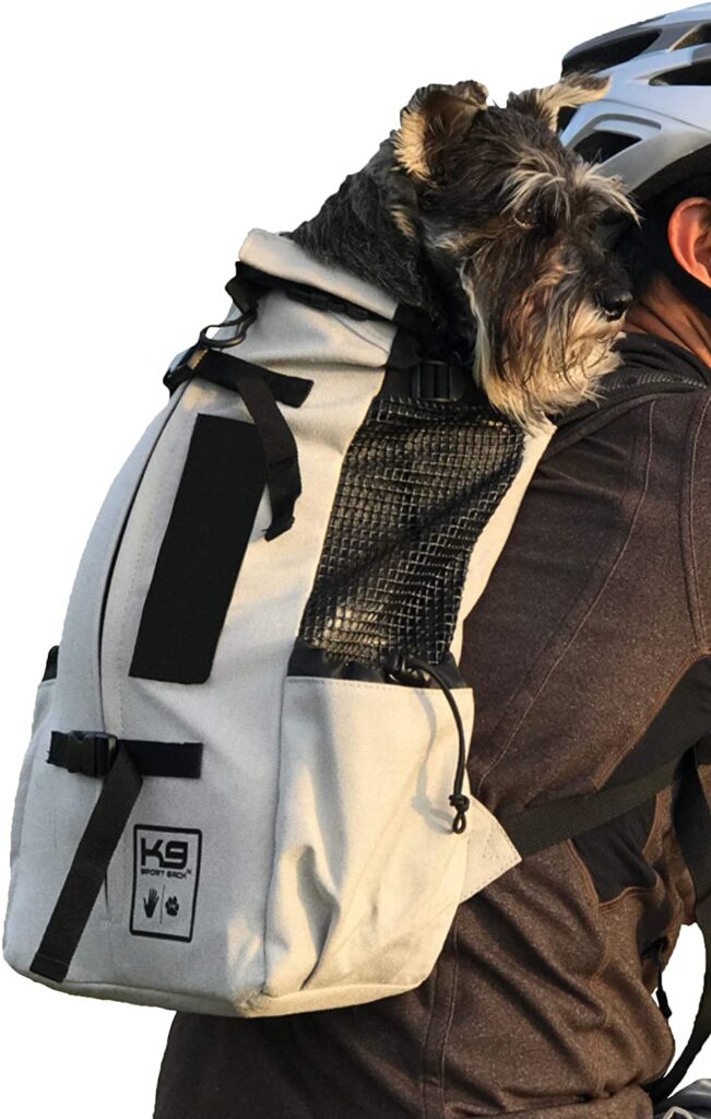 Dog backpack carrier for hiking