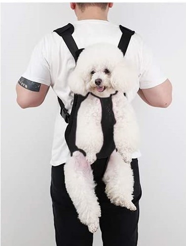 Lightweight dog backpack carrier